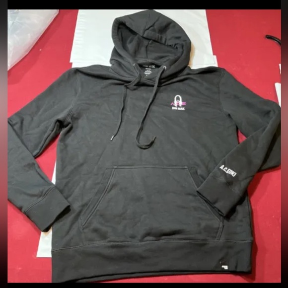 Fav Boyz DIM MAK A.C.E Blk HOODIE Steve Aoki Hiroquest Genesis Tour A.C.E OKI M - Picture 6 of 12